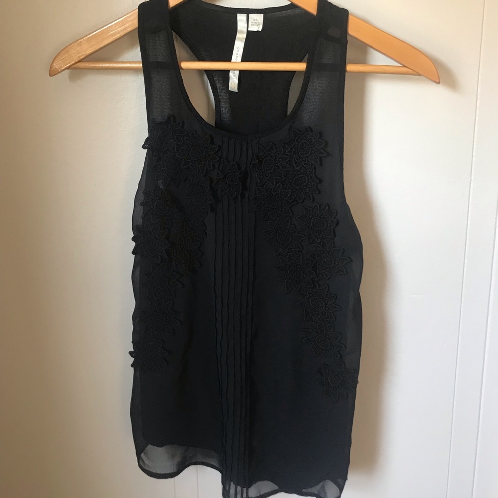 Lauren Conrad Black Blouse